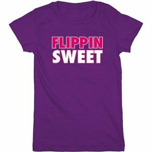 Purple "Flippin Sweet" Tumbling Tee